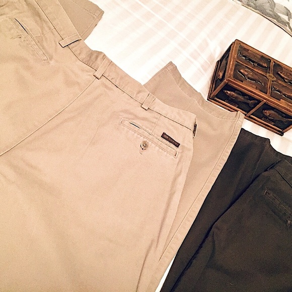 Men’s Savane Flat Khaki Pants Bundle (40W X 32L) - Picture 10 of 14